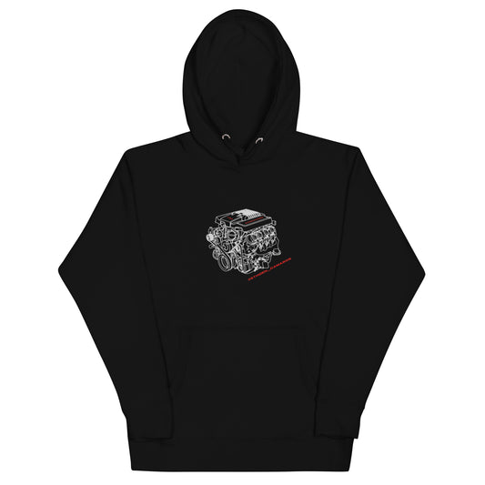 Unisex Hoodie LSA Engine Outline