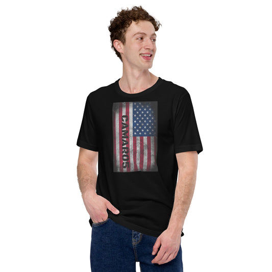 Unisex t-shirt Camaro5  American flag