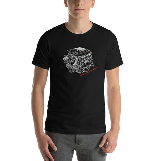 Unisex t-shirt LSA Engine Outline