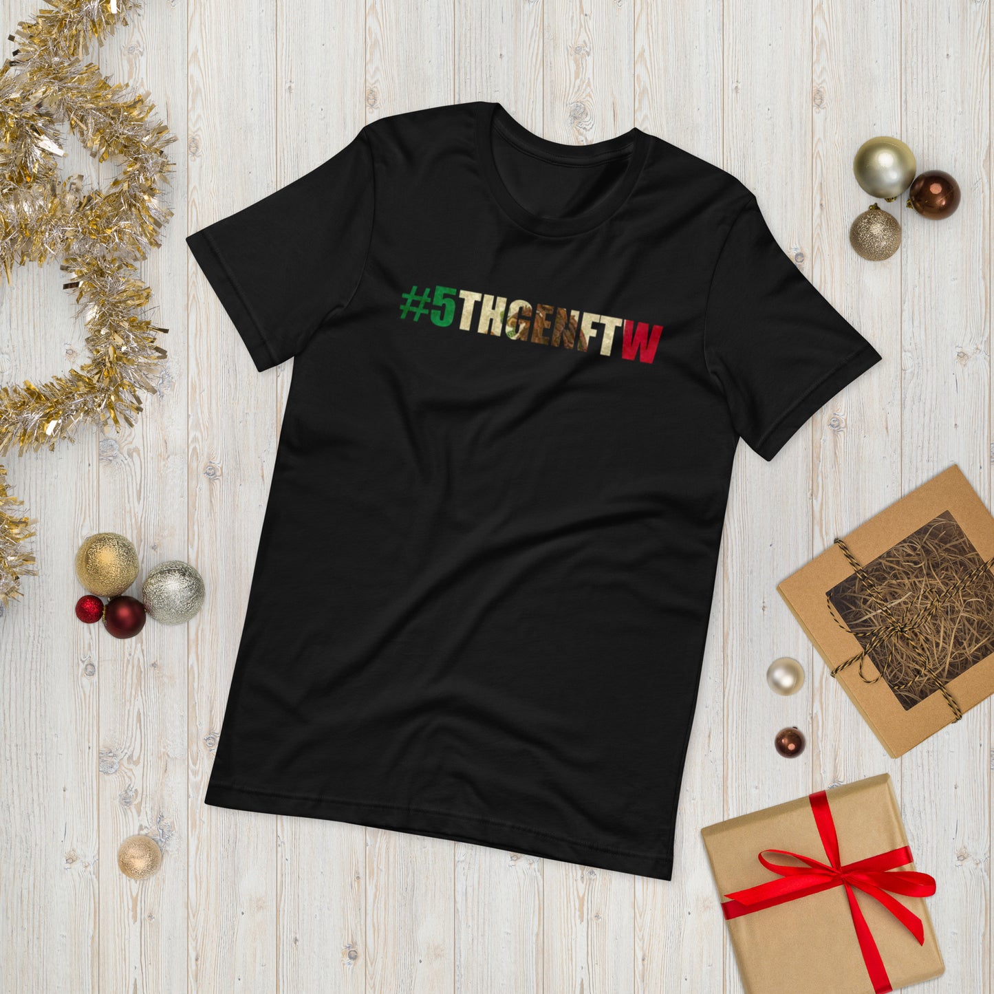 Unisex t-shirt #5thgenftw Mexico flag