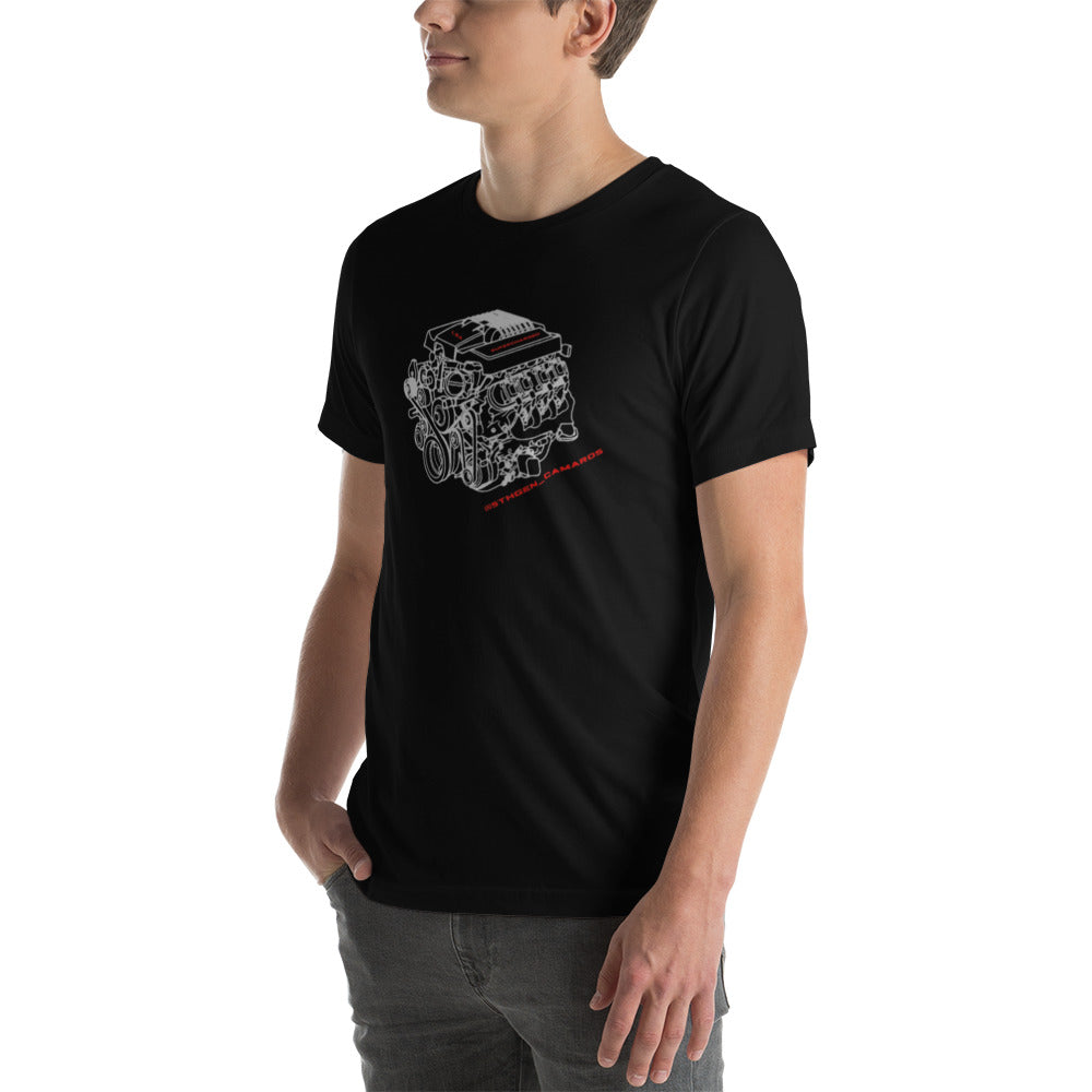 Unisex t-shirt LSA Engine Outline