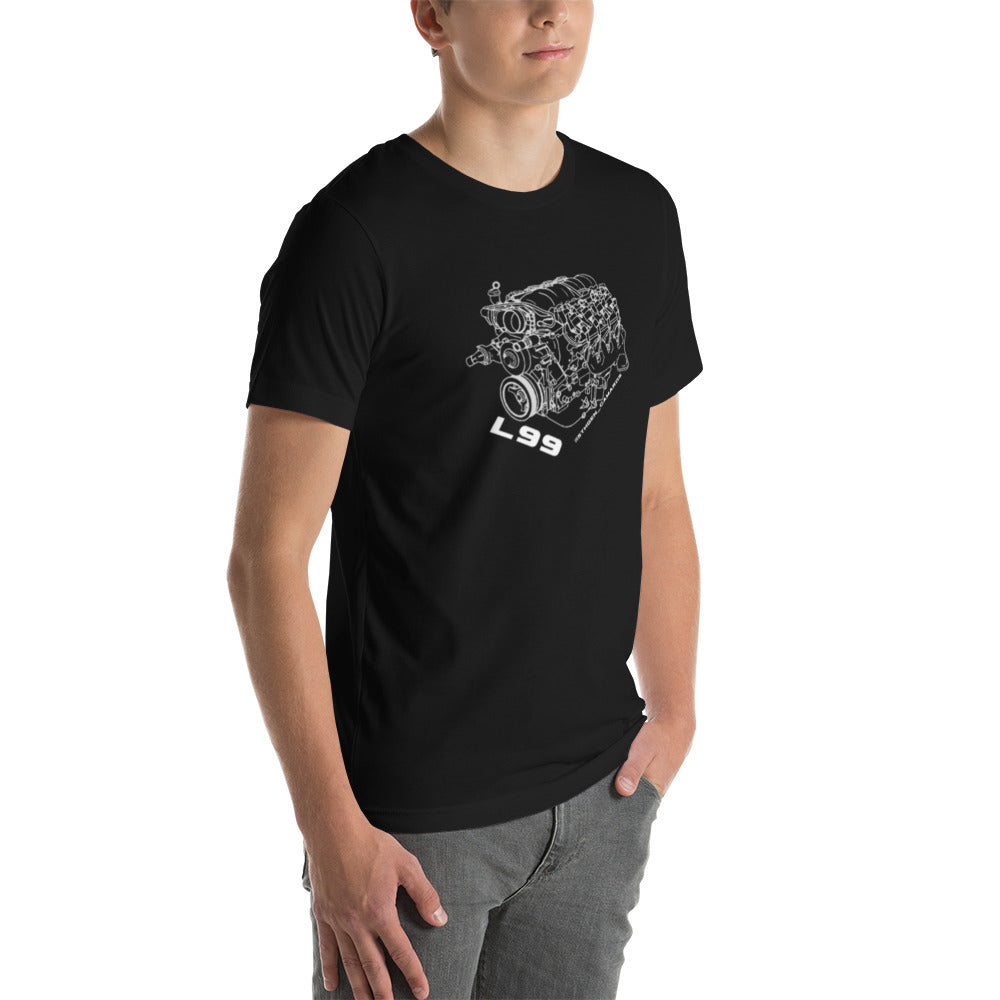 Unisex t-shirt L99 Engine Outline